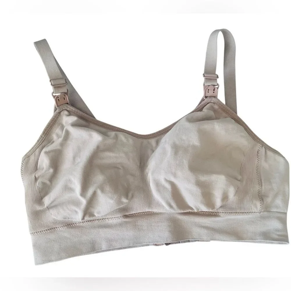 Isabel Maternity Nursing Bra Wireless, Seamless, Adjustable Straps size M